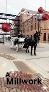 horse and carriage at merry millwork market 